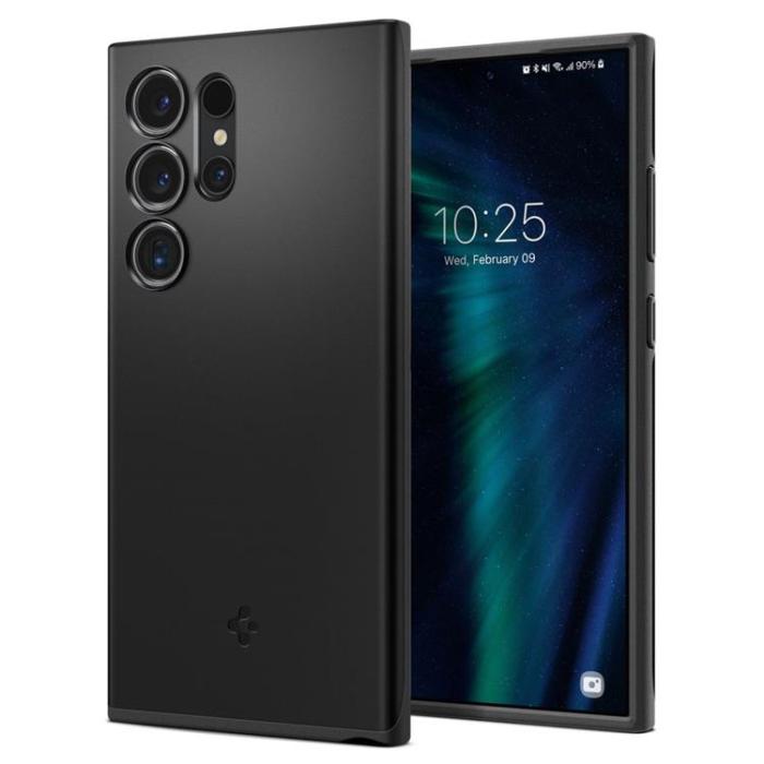 Spigen - Spigen Galaxy S24 Ultra Mobilskal Thin Fit - Svart