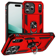 A-One Brand - iPhone 17 Pro Max Mobilskal med Kickstand - Röd