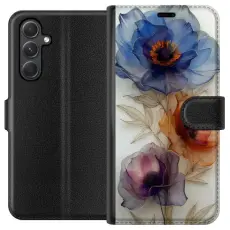 Gustaf - Pl&aring;nboksfodral till Samsung Galaxy A05s med Silkesblommor