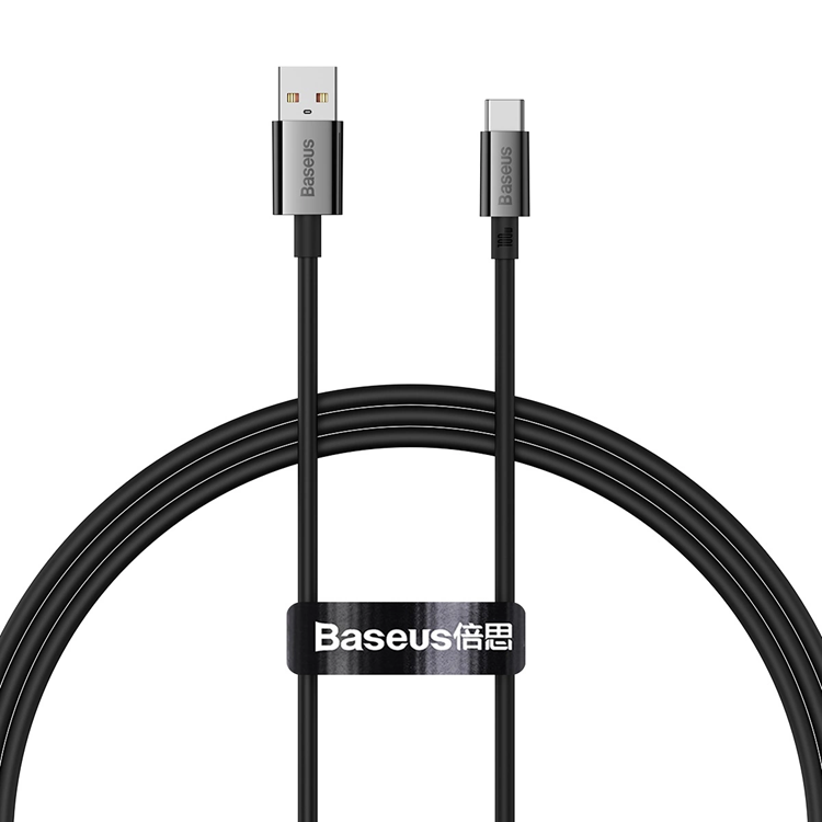 Baseus USB-C till USB-A kabel 100W 1m Superior Series - Svart | 3541 | AlltMobil