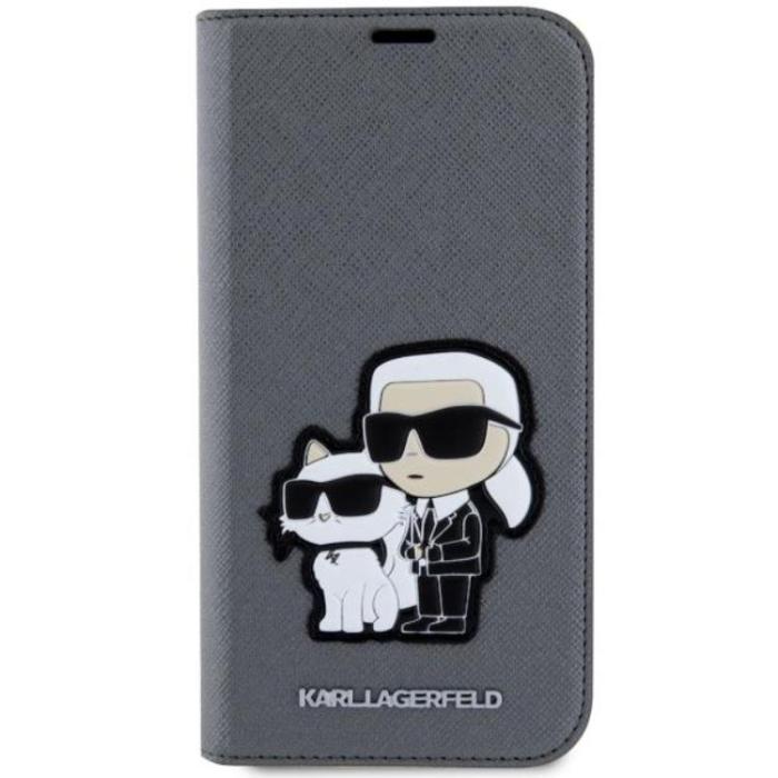 KARL LAGERFELD - Karl Lagerfeld iPhone 14 Plånboksfodral Saffiano Karl