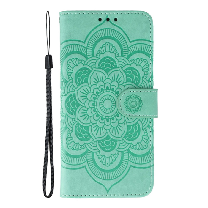 A-One Brand - OnePlus 15 Plånboksfodral Mandala Imprinted Konstläder - Grön