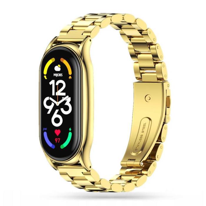 UTGATT1 - Xiaomi Mi Smart Band 7 Stainless Armband - Guld