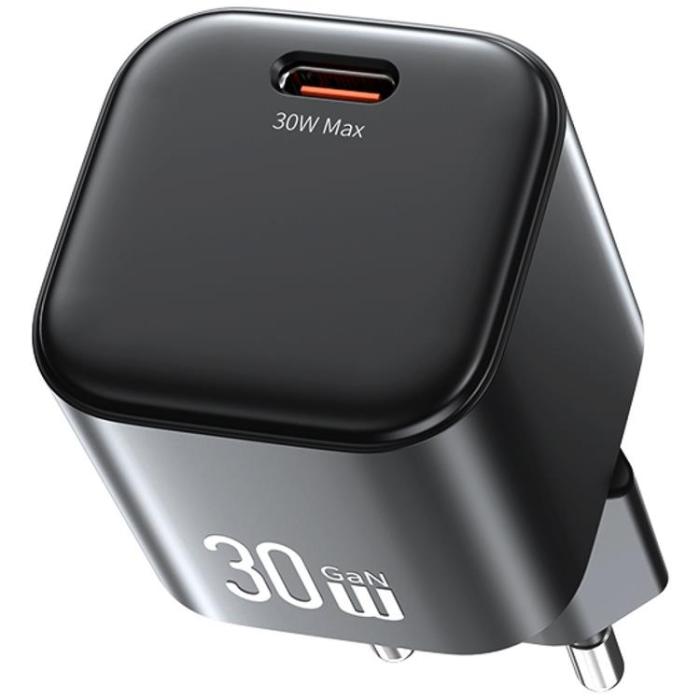 USAMS - USAMS Snabbladdare 30W USB-C Med Lightning Kabel 1m JO Series - Vit