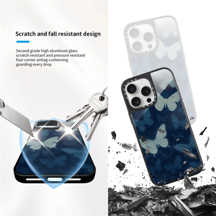 A-One Brand - iPhone 15 Pro Max Mobilskal MagSafe Aluminium Silikon