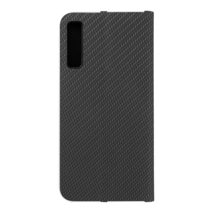 OEM - Galaxy A7 (2018) Plånboksfodral Forcell Luna Carbon - Svart