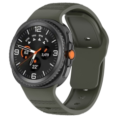A-One Brand - Galaxy Watch 8/8 Classic (40/44/46mm) Armband Dot Pattern - Grå/Grön
