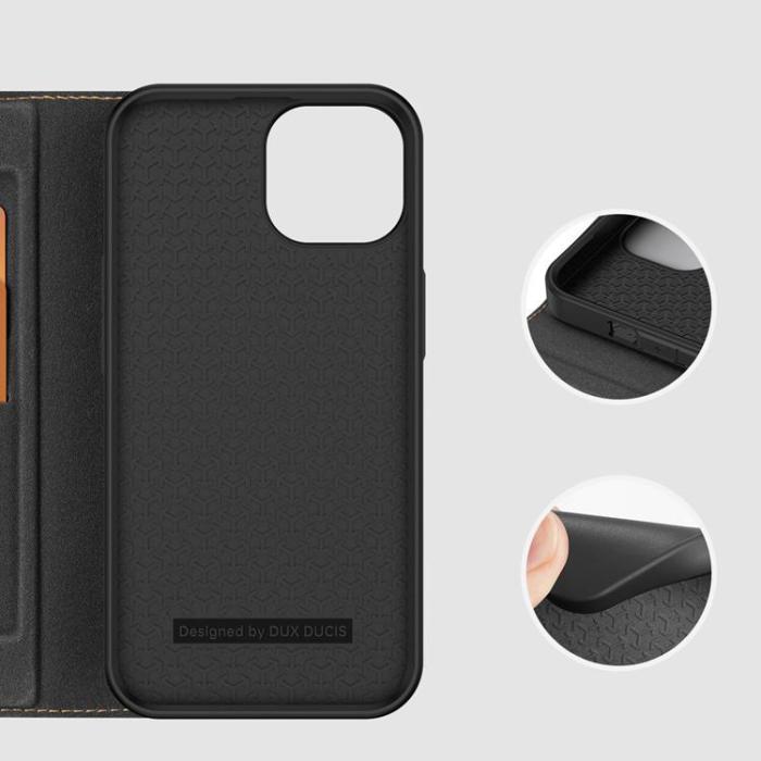 Dux Ducis - Dux Ducis iPhone 14 Plus Plånboksfodral Skin X2 - Svart