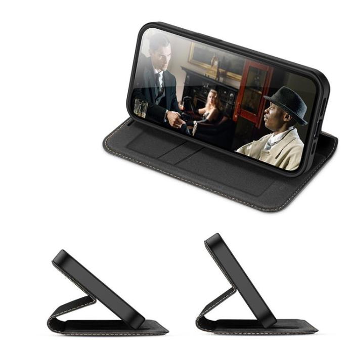 Dux Ducis - Dux Ducis iPhone 14 Plus Plånboksfodral Skin X2 - Svart