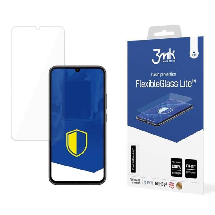 3MK - 3MK Galaxy A34 5G Hybrid Okrossbart Glas FlexibleGlass Lite