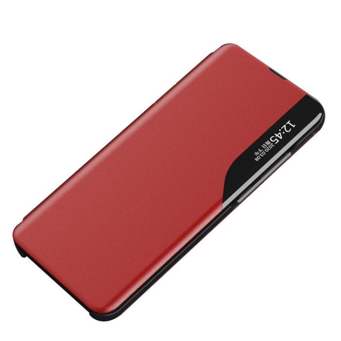OEM - Galaxy A73 Fodral Eco Leather View - Röd