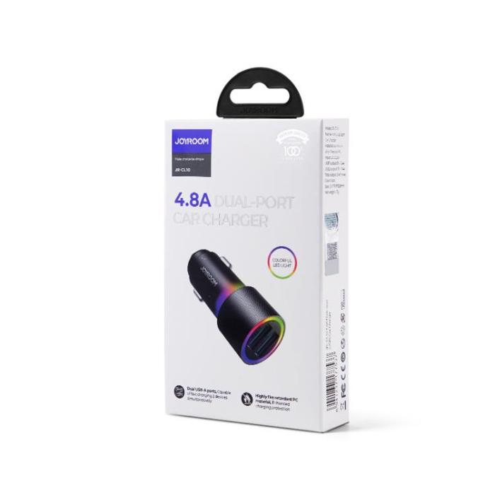 Joyroom - Joyroom Billaddare 2 x USB 24W - Svart