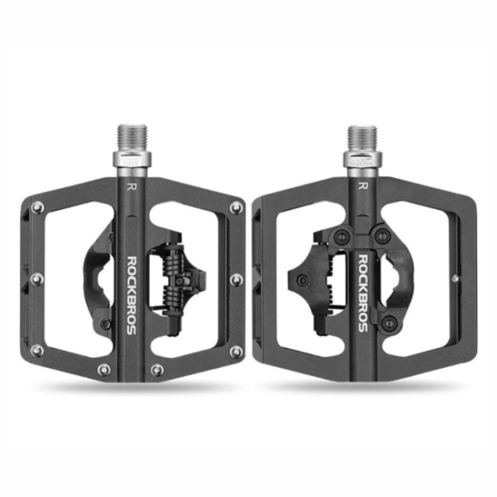 Rockbros - Rockbros Pedalset i aluminiumlegering för Cykel - Svart