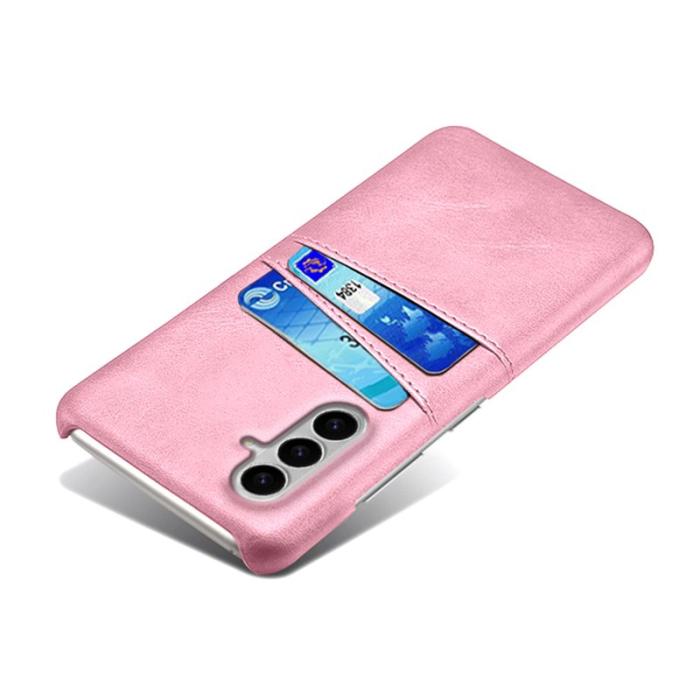 OEM - Mobilskal till Samsung Galaxy S26 / S26 Pro PU Läder + Hård PC - Roséguld