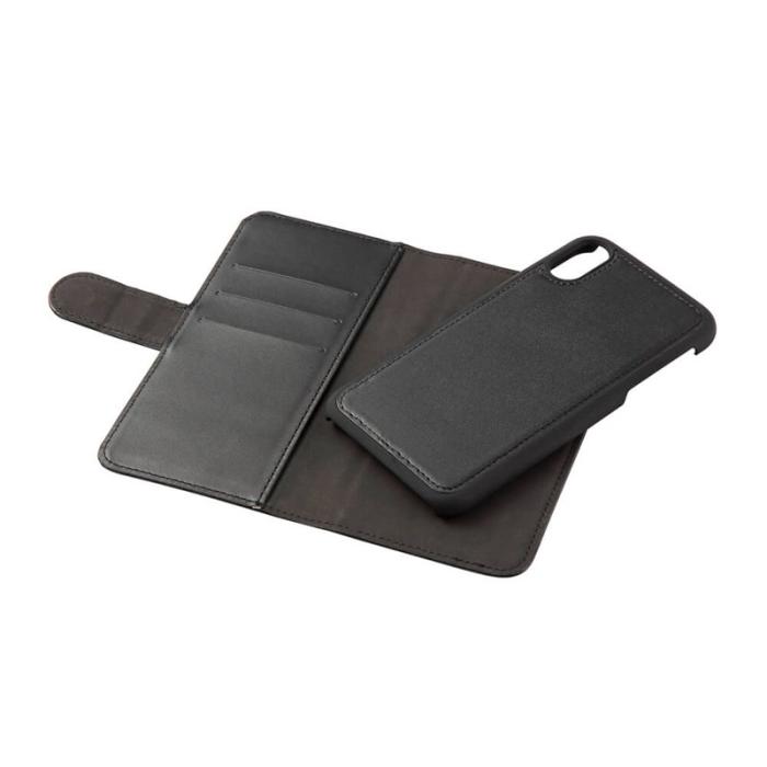 GEAR - GEAR Plånboksfodral med magnetskal till iPhone XS Max - Svart