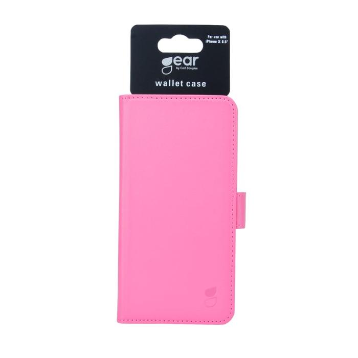 GEAR - GEAR Plånboksfodral till iPhone XS Max - Rosa