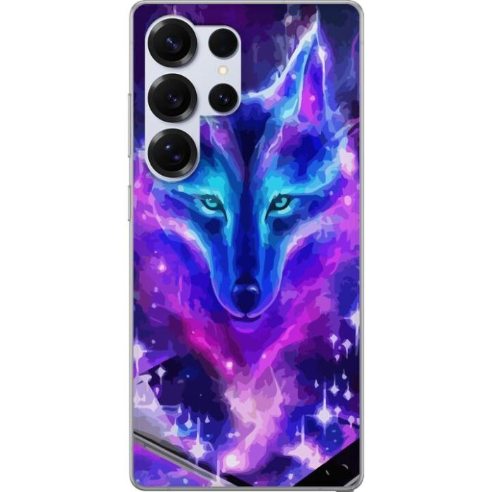 iSecrets - Mobilskal till Samsung Galaxy S25 Ultra med Neon Varg