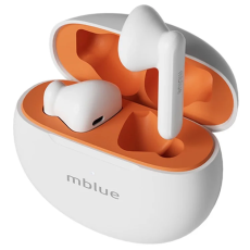 OEM - TWS In-Ear Sport Hörlurar Bluetooth Low Latency MBLUE AR10 - Vit