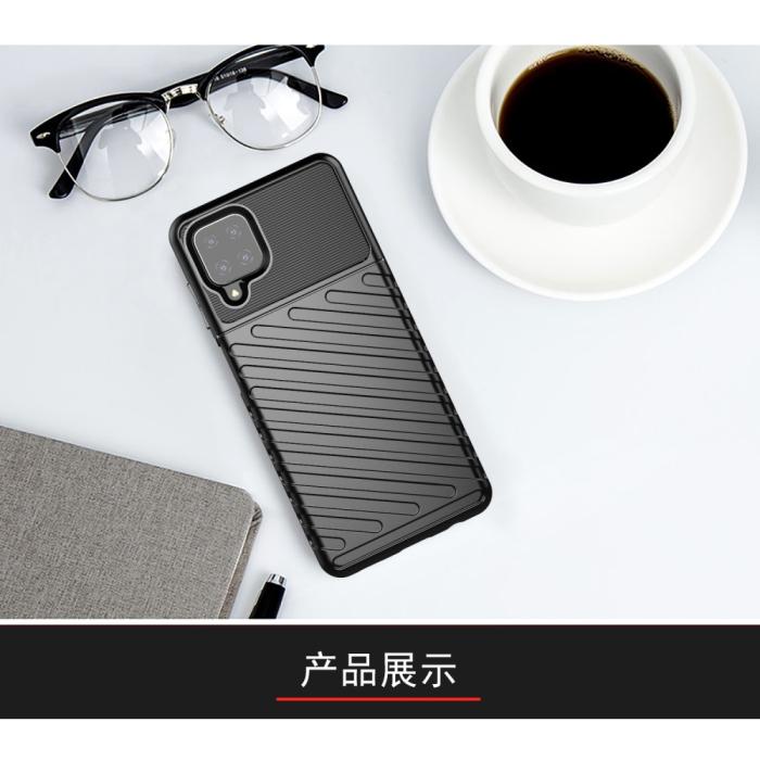 A-One Brand - Thunder Twill Mobilskal Samsung Galaxy A12 - Svart
