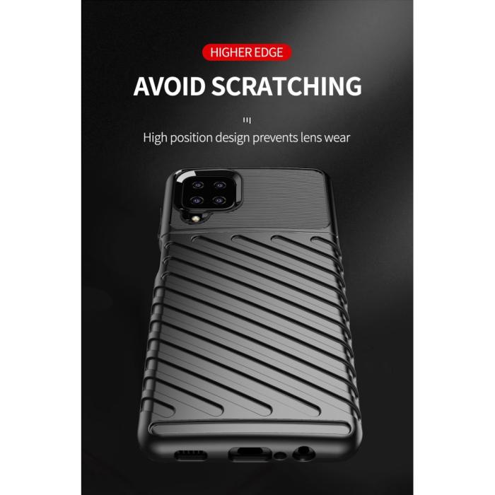 A-One Brand - Thunder Twill Mobilskal Samsung Galaxy A12 - Svart