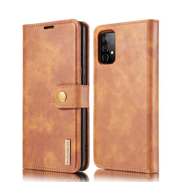 DG.MING - DG.MING 2-in-1 Plånboksfodral Galaxy A52 5G - Brun