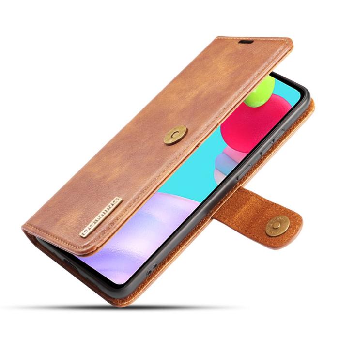 DG.MING - DG.MING 2-in-1 Plånboksfodral Galaxy A52 5G - Brun