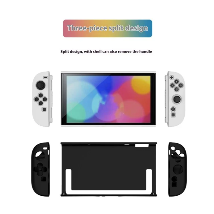 OEM - Nintendo Switch 2 Spelkonsol Skal med Stativ - Vit