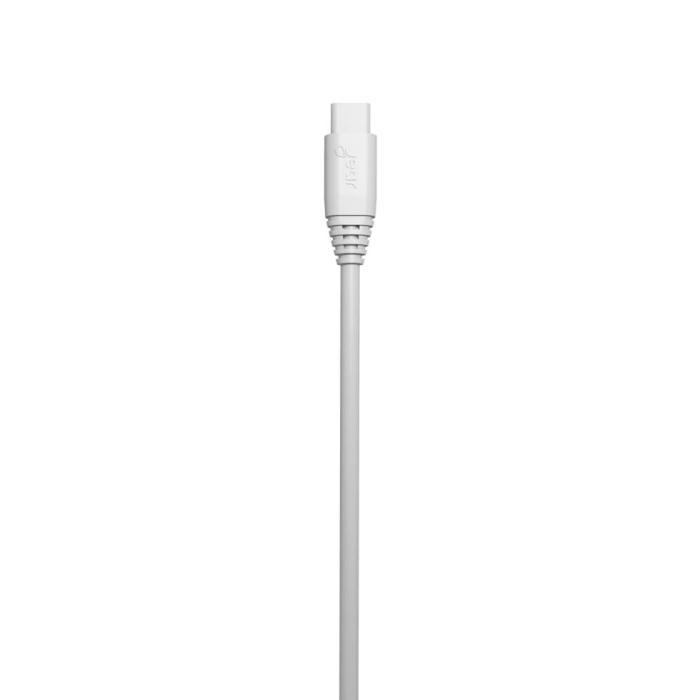 GEAR - GEAR Laddkabel MicroUSB 0,3m Rund Kabel - Vit