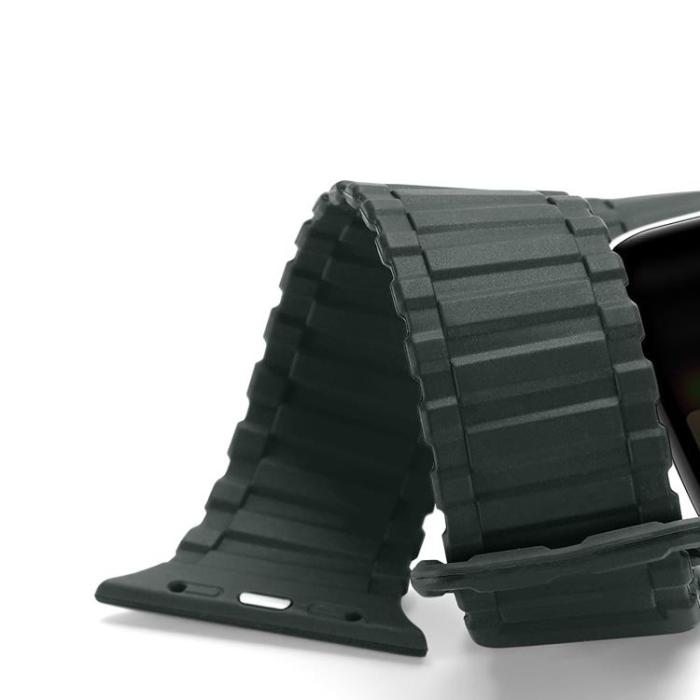 Dux Ducis - Dux Ducis Apple Watch 6/7/8/SE (38/40/41mm) Armband Silicone Armored - Grön