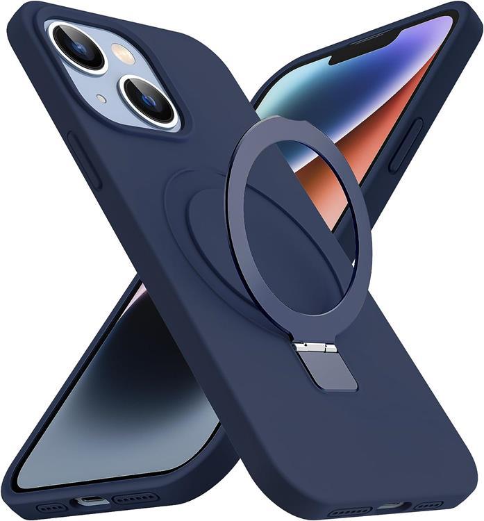 iPhone 13 Mobilskal Magsafe Liquid Silikon - Marinblå | 2353 | AlltMobil