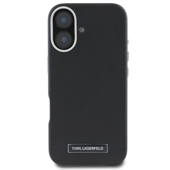 KARL LAGERFELD - Karl Lagerfeld iPhone 16 Plus Mobilskal MagSafe FW Metal Plate