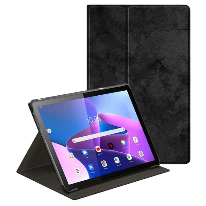 HAOSHUAI - Lenovo Tab M10 (Gen 3) 10.1 Fodral Kickstand - Svart