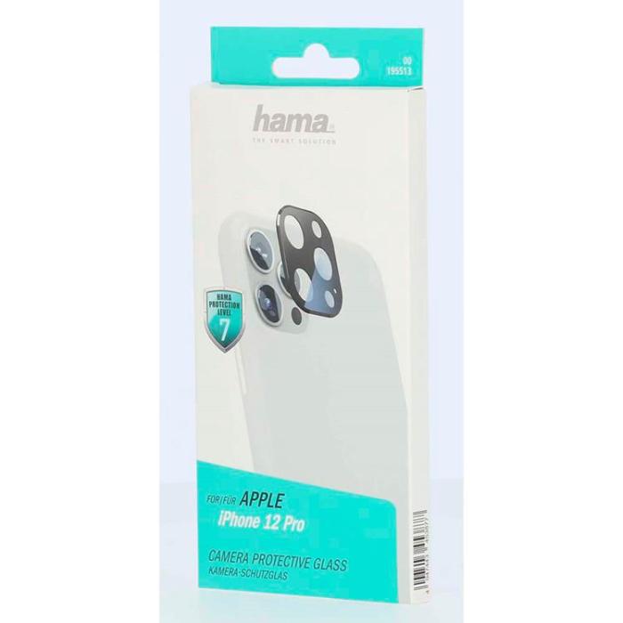 Hama - HAMA Kameraskyddsglas för iPhone 12 Pro - Svart