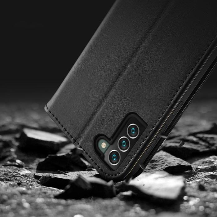 Dux Ducis - Dux Ducis Hivo Äkta Läder Fodral Galaxy S22 Plus - Svart