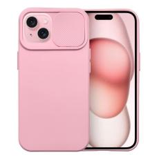 OEM - iPhone 15 Plus Mobilskal Slide - Ljusrosa
