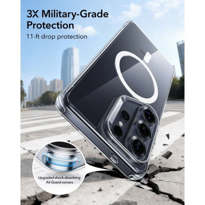 ESR - ESR Mobilskal För Galaxy S26 Ultra Magsafe Classic Hybrid - Clear