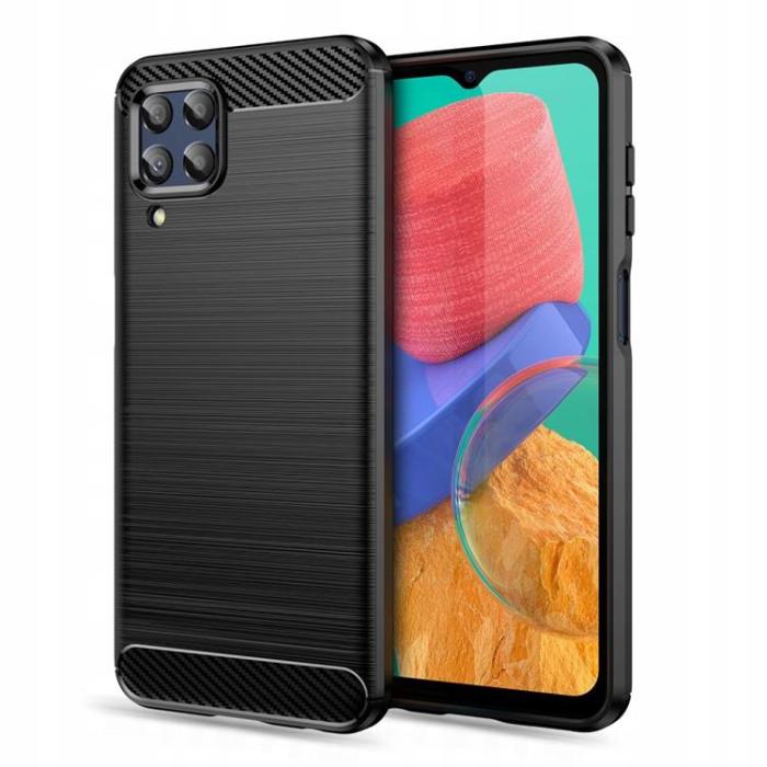 Tech-Protect - Tech-Protect Galaxy M33 5G Skal TPU Carbon - Svart