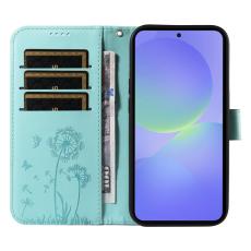 OEM - Samsung Galaxy A37 Pl&aring;nboksfodral Konstl&auml;der Dandelion - Gr&ouml;n