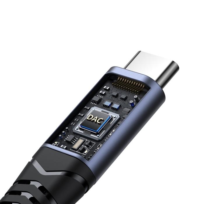 Joyroom - Joyroom USB-C Till 2x USB-C DAC Adapter - Svart
