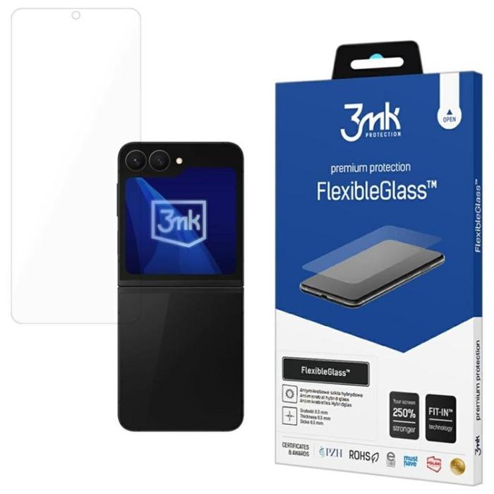 3MK - 3MK Galaxy Z Flip 7 FE/Z Flip 6 Hybridglas Skärmskydd FlexibleGlass
