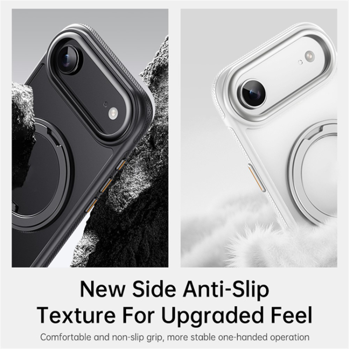 A-One Brand - iPhone Air Mobilskal MagSafe Kickstand TPU PC - Transparent