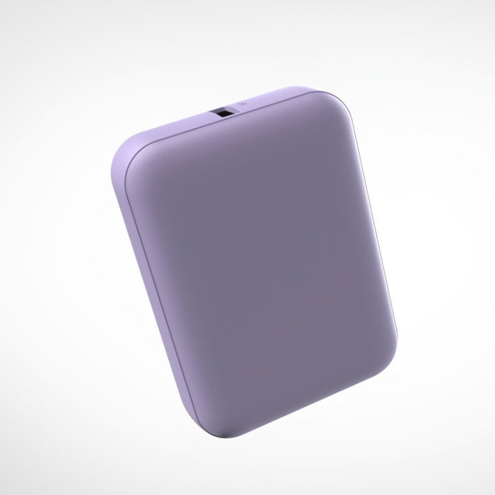 QUALO - Qualo Powerbank 10000 mAh Med Led 20W - Lila