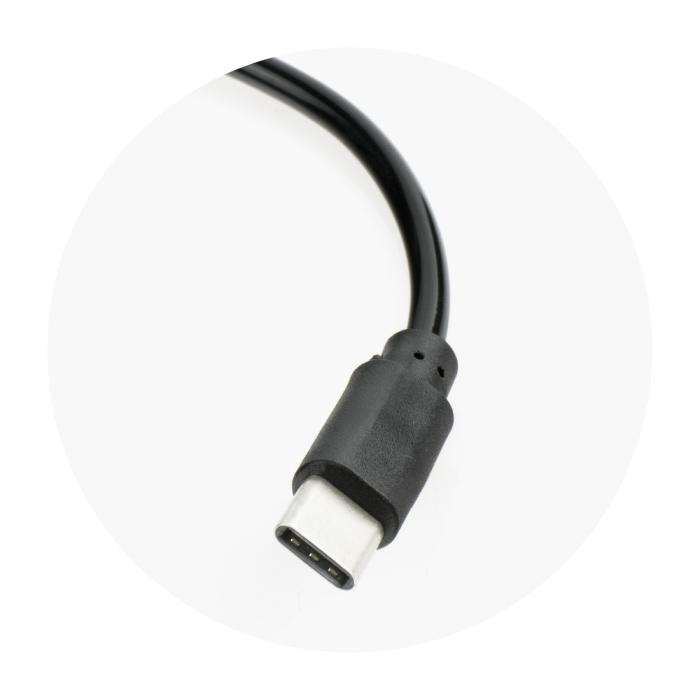 Blue Star - Blue Star Billaddare med USB-C Kabel + USB socket 3A