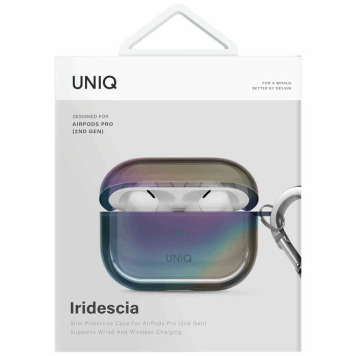 UNIQ - UNIQ AirPods Pro 2 Skal Iridescia Hang - Midnight Quartz