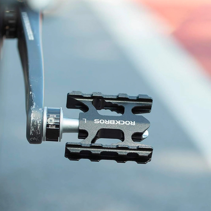 Rockbros - Rockbros MTB Aluminiumlegering Cykelpedalset - Svart