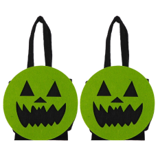 OEM - 2Pcs Halloween Godispåsar Festtillbehör Tygpåsar - Grön Djävul