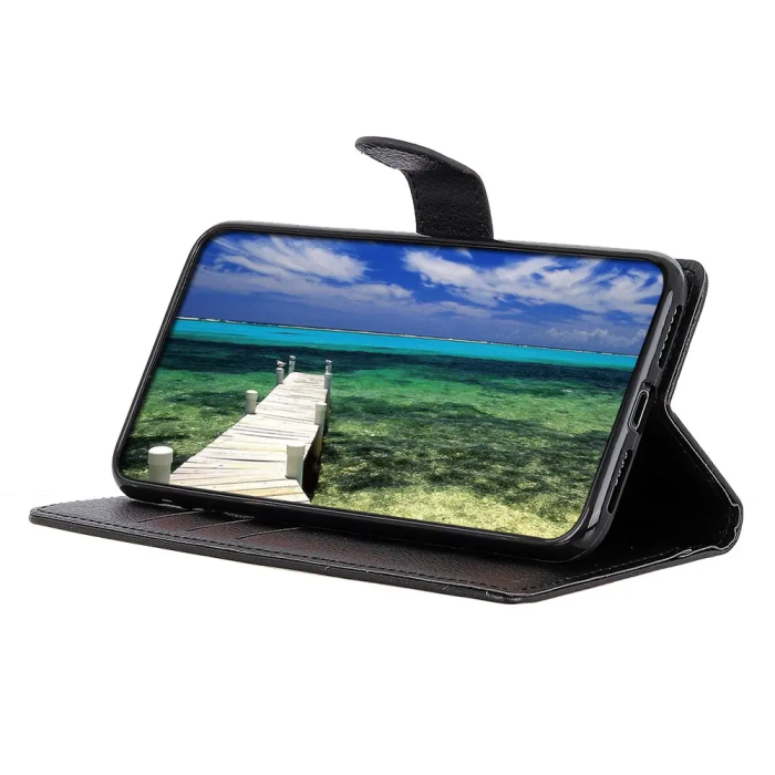 Taltech - Galaxy S22 Ultra Plånboksfodral Premium - Svart