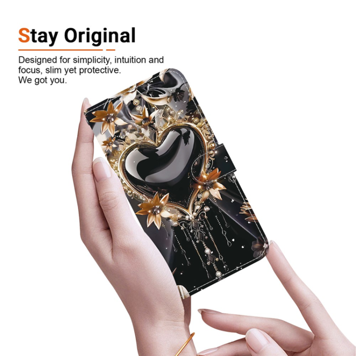 A-One Brand - Sony Xperia 1 VII Plånboksfodral Pattern Printing - Heart