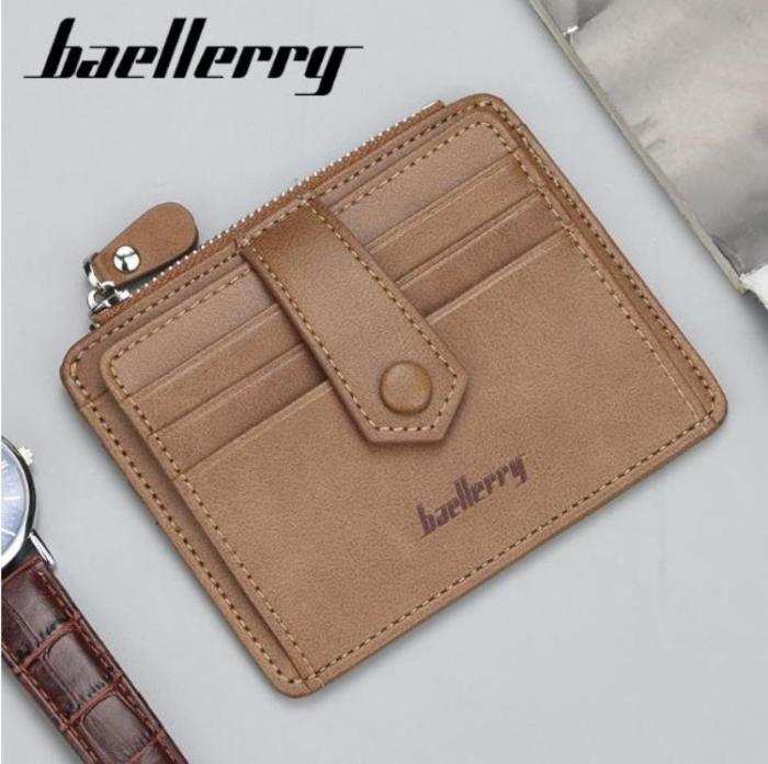 BAELLERRY - BAELLERRY Korthållare Zipper - Ljusbrun