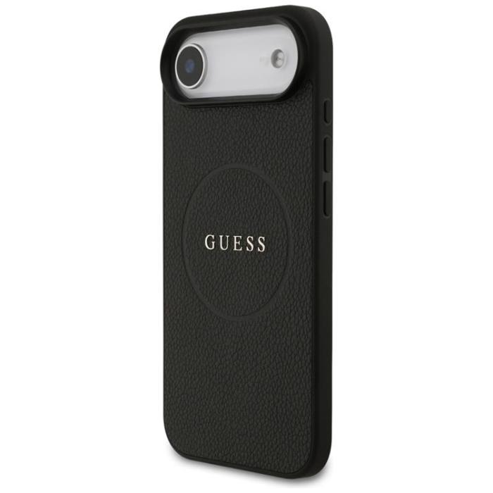 Guess - Guess iPhone 17 Air Mobilskal MagSafe Grained Ring - Svart